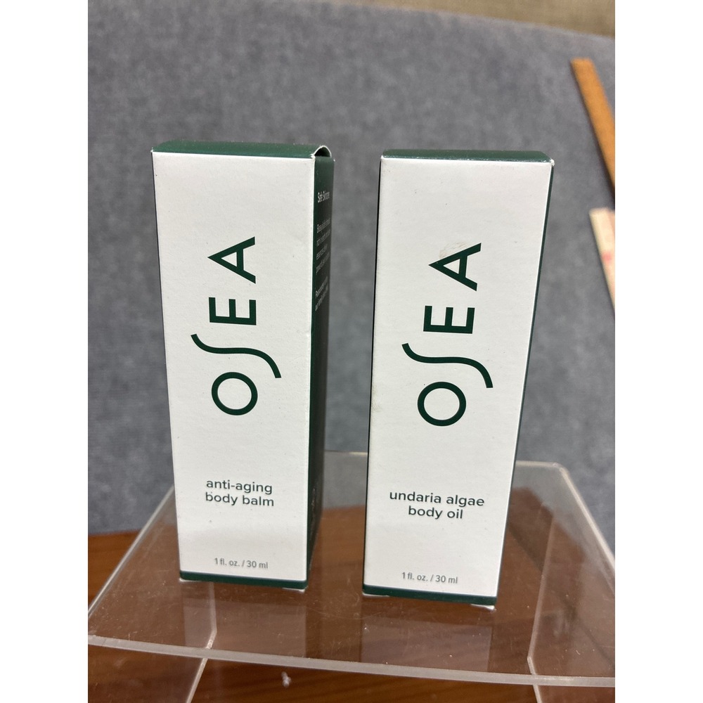 OSEA Malibu Anti-Aging Body Balm and Undaria Algae Body Oil Set 1oz